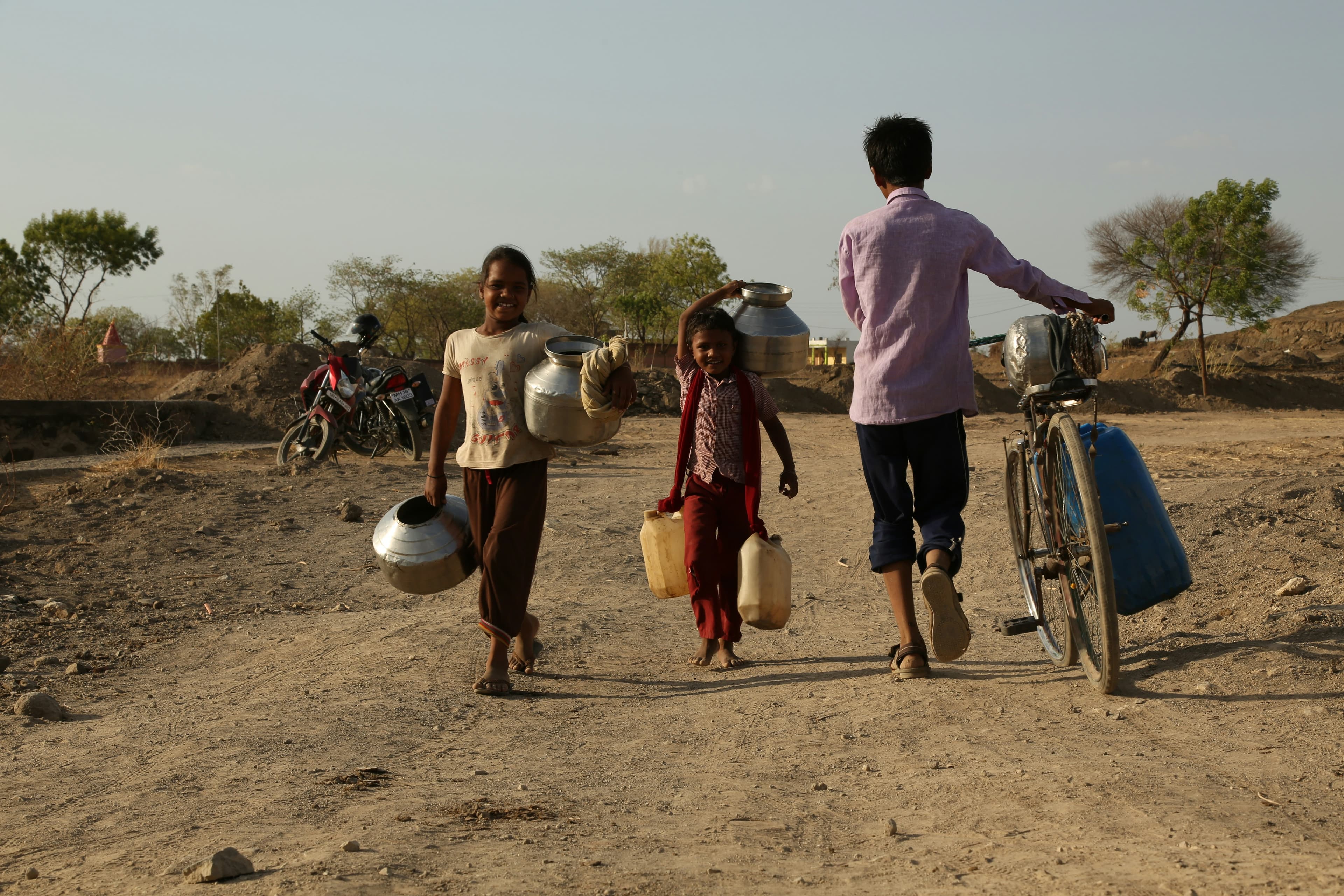 Young people riding bicycles during daytime in the Somali Region